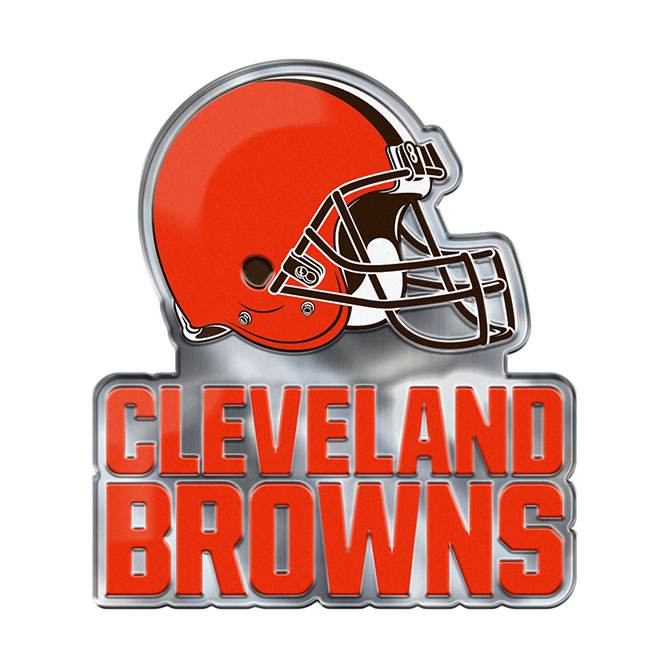 Cleveland Browns Auto Emblem Color Alternate Logo 3D - ToylandEU