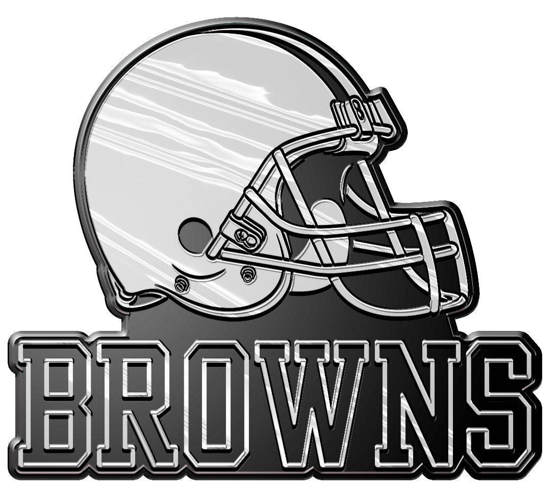 Cleveland Browns Auto Emblem - Silver - ToylandEU