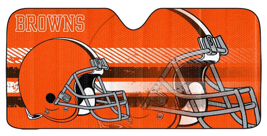Cleveland Browns Auto Sun Shade 59 By 27 Inches Premium - ToylandEU