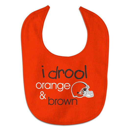 Cleveland Browns Baby Bib All Pro Style I Drool Design - ToylandEU
