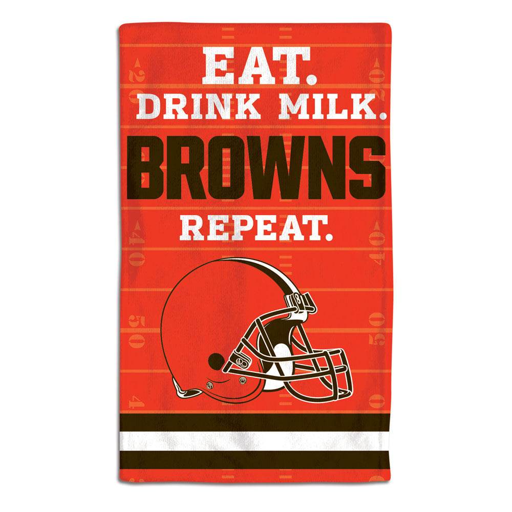 Cleveland Browns Baby Burp Cloth 10x17 Inches Soft Terry - ToylandEU