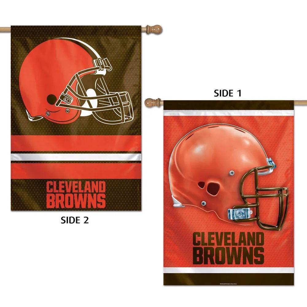 Cleveland Browns Banner 28x40 Vertical Premium 2 Sided - ToylandEU