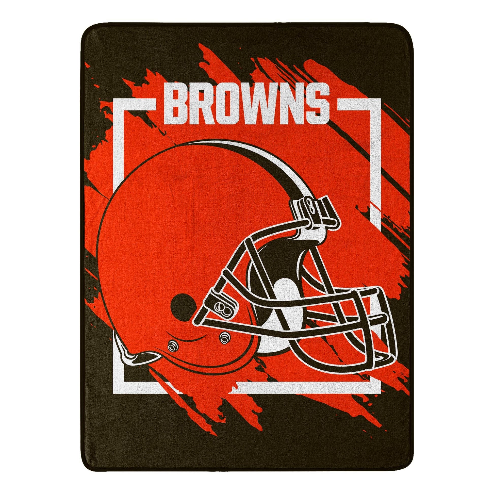 Cleveland Browns Blanket 46x60 Micro Raschel Design - ToylandEU