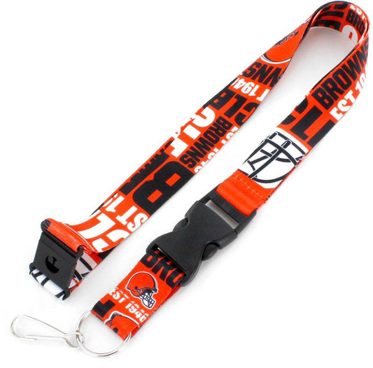 Cleveland Browns Breakaway Lanyard With Sublimated Graphics - ToylandEU