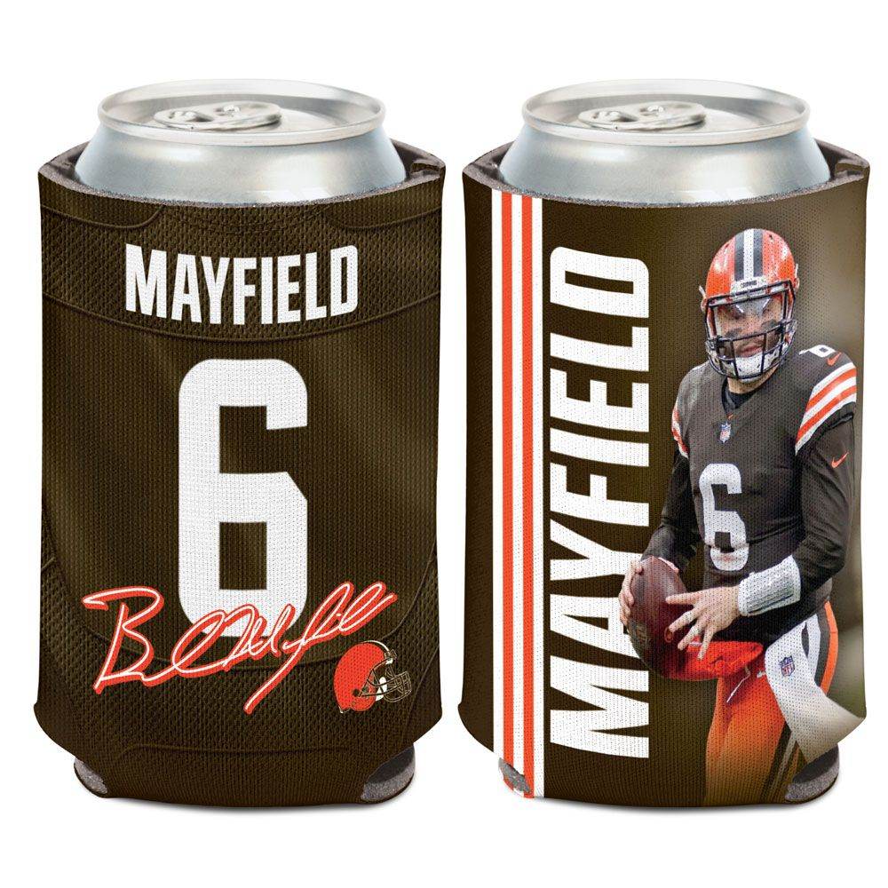 Cleveland Browns Can Cooler 12 Oz Baker Mayfield Design - ToylandEU