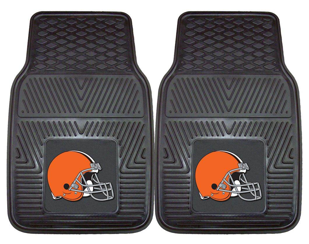 Cleveland Browns Car Mats Heavy Duty 2 Piece Vinyl - ToylandEU