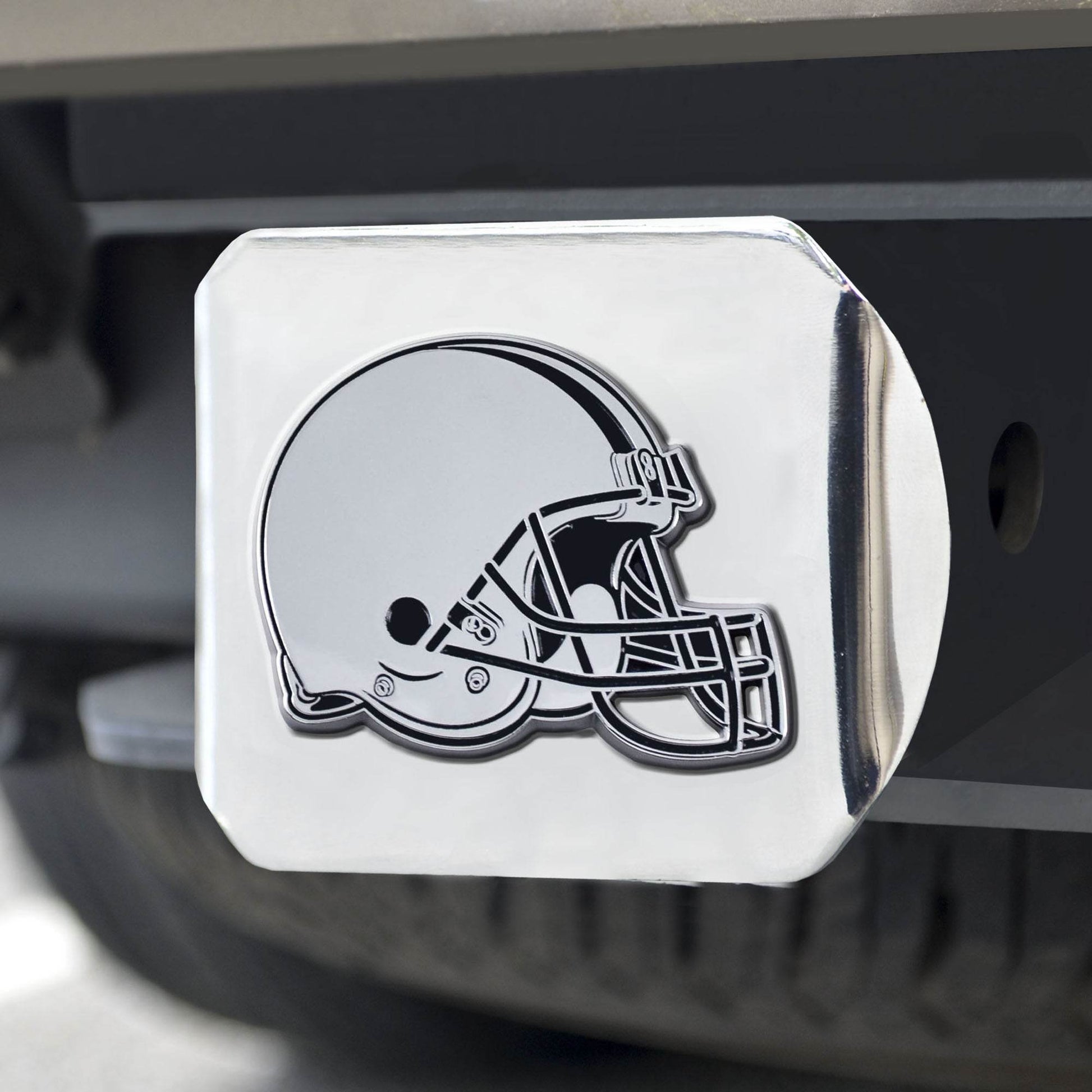 Cleveland Browns Chrome Hitch Cover Premium 3D Emblem - ToylandEU