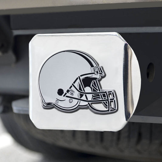 Cleveland Browns Chrome Hitch Cover Premium 3D Emblem - ToylandEU