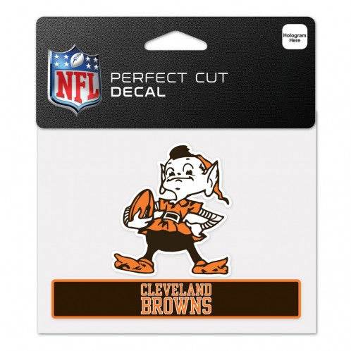 Cleveland Browns Decal 4.5x5.75 Perfect Cut Color Vinyl - ToylandEU