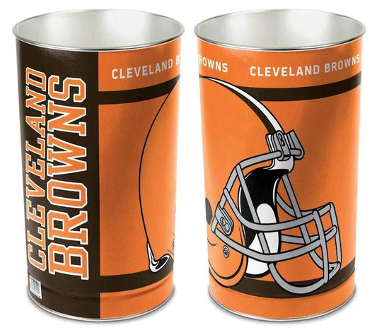  Cleveland Browns Durable Metal Wastebasket 15 Inch Tall -  ToylandEU™