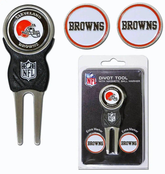 Cleveland Browns Golf Divot Tool with 3 Markers -  ToylandEU™