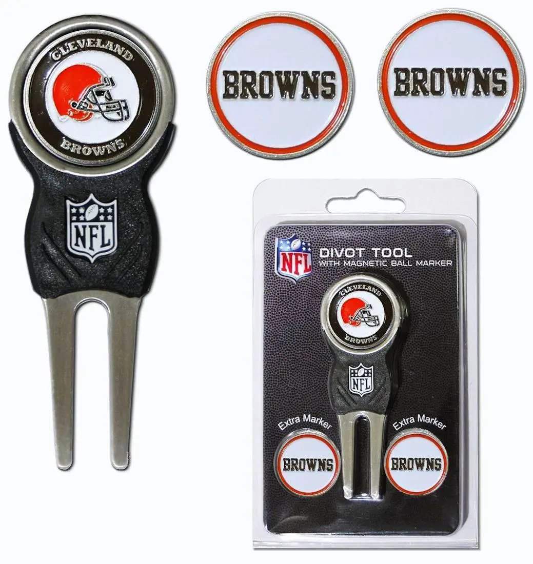 Cleveland Browns Golf Divot Tool with 3 Markers - ToylandEU