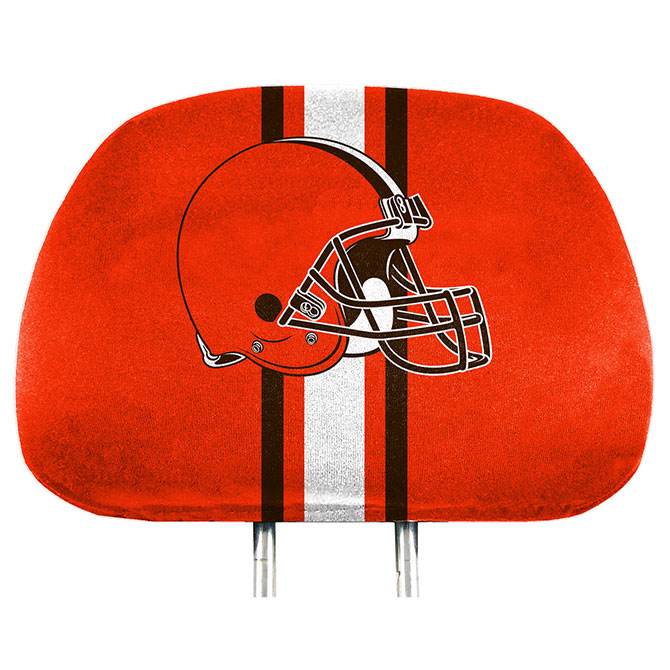 Cleveland Browns Headrest Covers Full Color Printed - ToylandEU