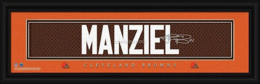  Cleveland Browns Johnny Manziel 8x24 Signature Style Print -  ToylandEU™