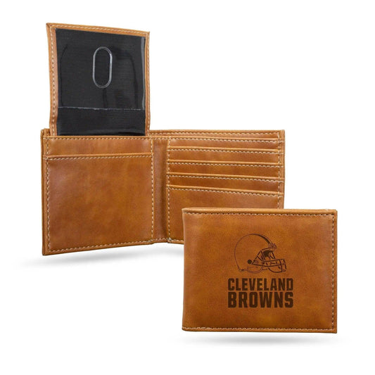  Cleveland Browns Laser Engraved Leather Wallet Billfold -  ToylandEU™