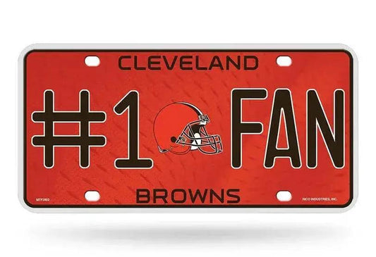  Cleveland Browns License Plate #1 Fan -  ToylandEU™