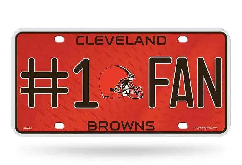 Cleveland Browns License Plate #1 Fan -  ToylandEU™
