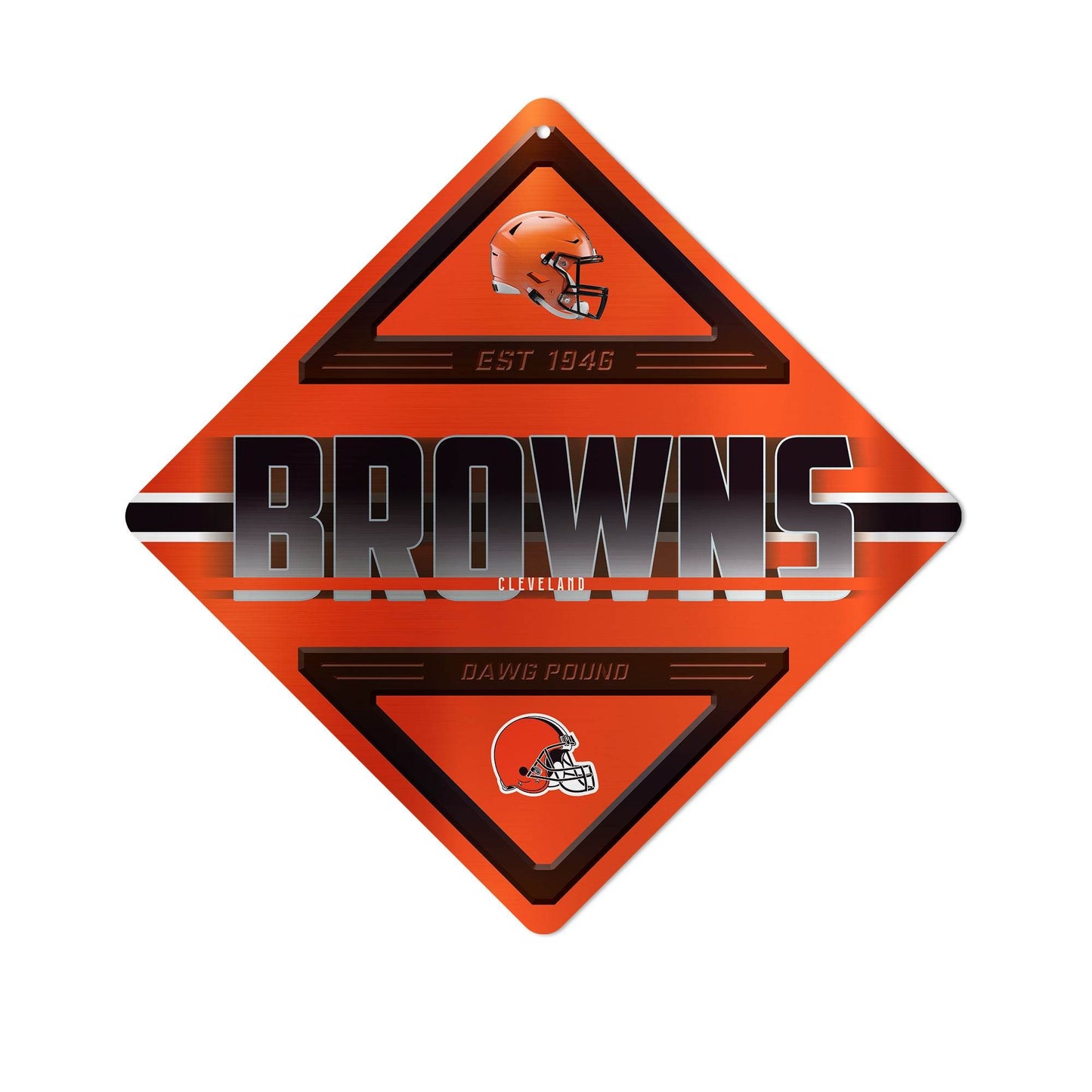 Cleveland Browns Metal Diamond Shape Sign Rico Industries - ToylandEU
