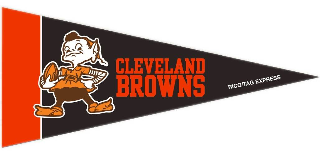 Cleveland Browns Mini Pennant Set 8 Piece Rico Industries - ToylandEU