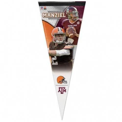  Cleveland Browns Pennant 12x30 Premium Johnny Manziel -  ToylandEU™