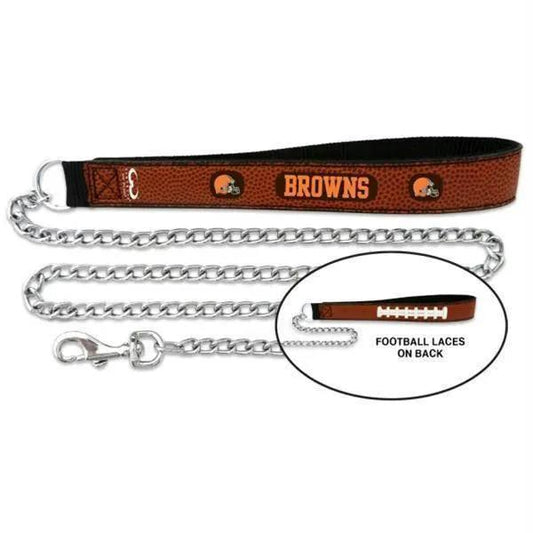  Cleveland Browns Pet Leash Leather Football Chain Large -  ToylandEU™