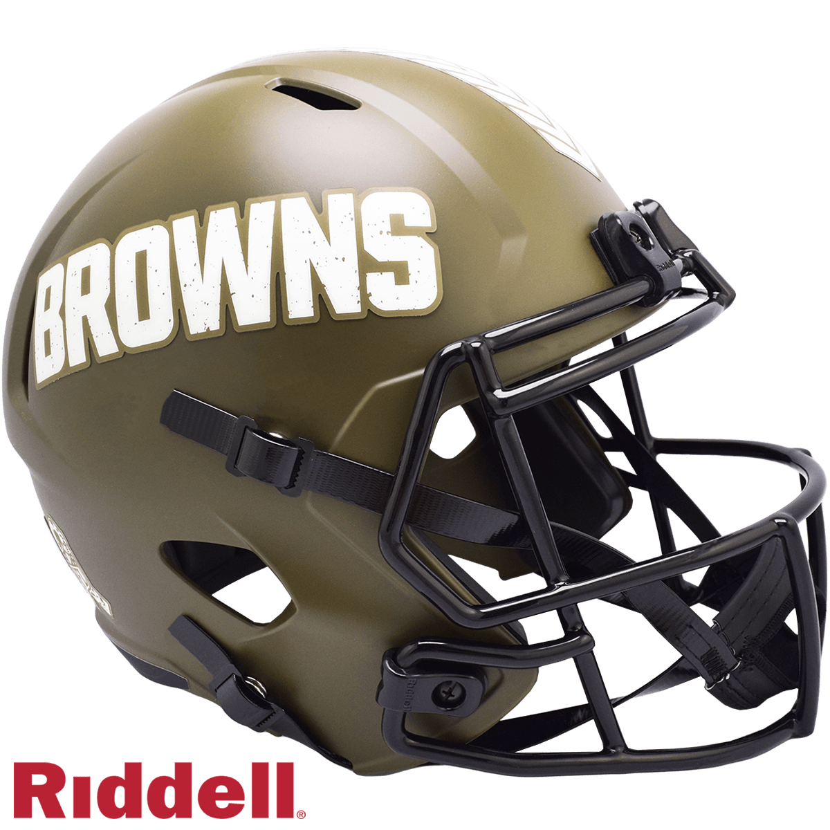 Cleveland Browns Riddell Full Size Salute To Service Helmet - ToylandEU
