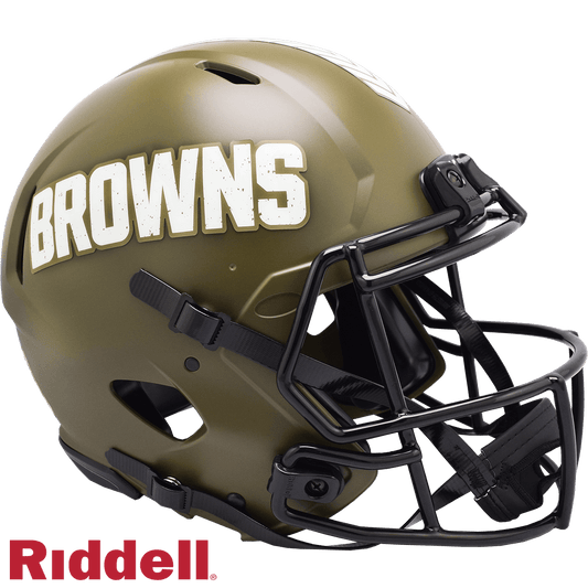 Cleveland Browns Salute to Service Riddell Full Size Helmet - ToylandEU