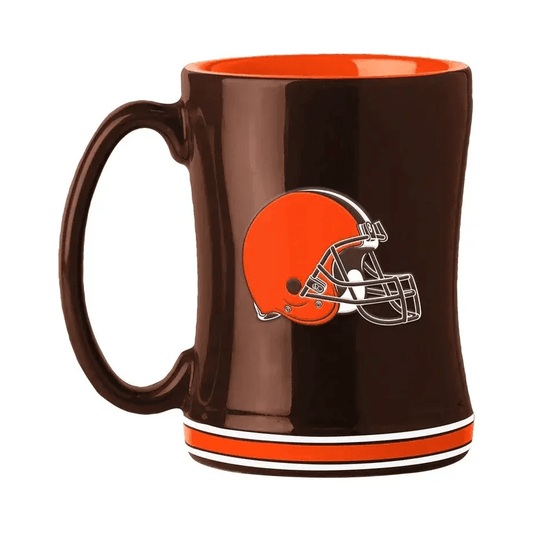  Cleveland Browns Sculpted Relief Coffee Mug 14oz Team Color -  ToylandEU™