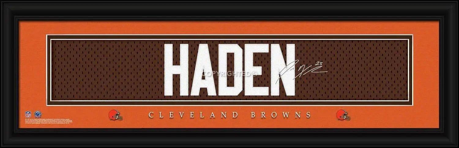  Cleveland Browns Signature Style Joe Haden 8x24 Print -  ToylandEU™