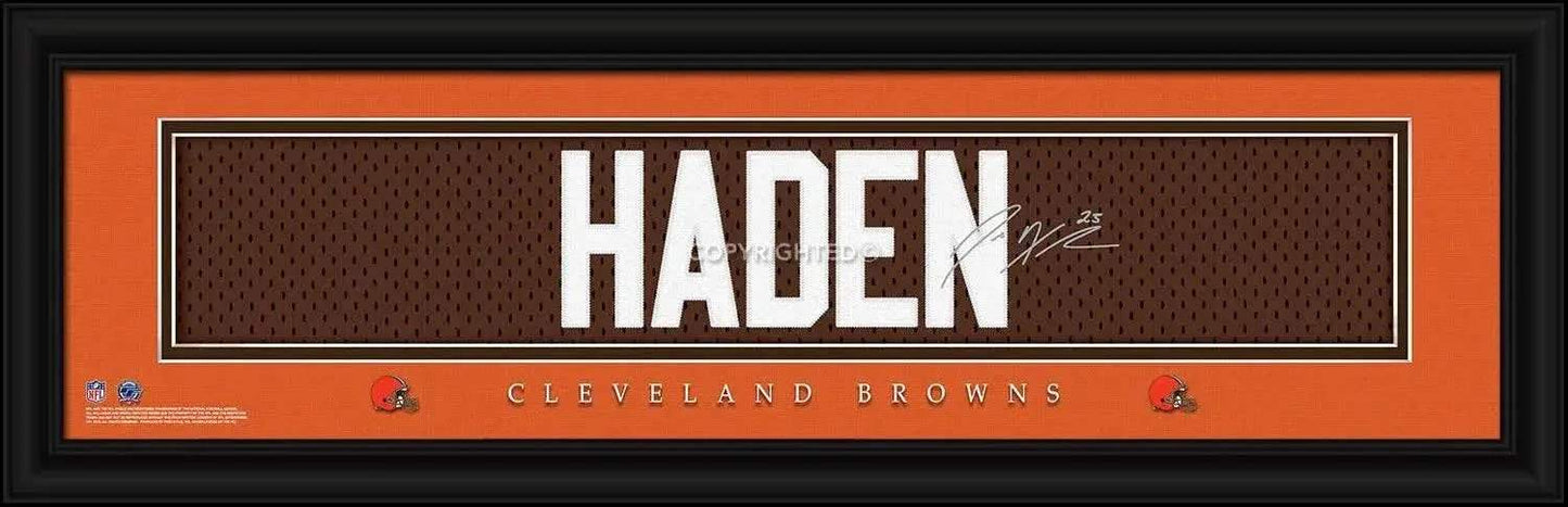  Cleveland Browns Signature Style Joe Haden 8x24 Print -  ToylandEU™