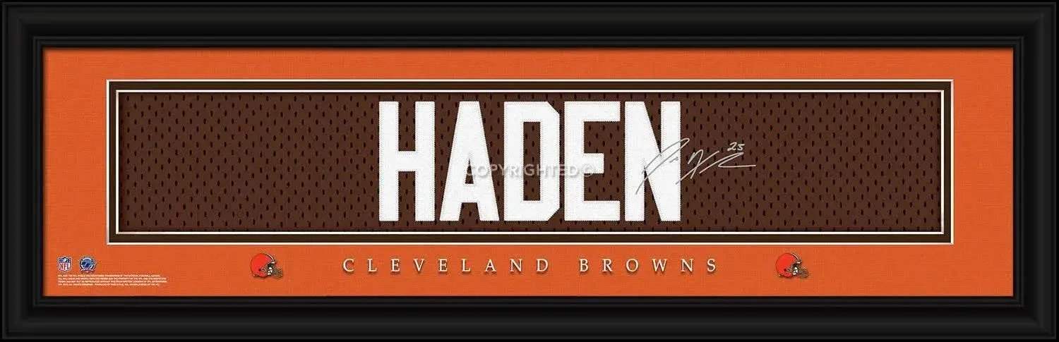  Cleveland Browns Signature Style Joe Haden 8x24 Print -  ToylandEU™