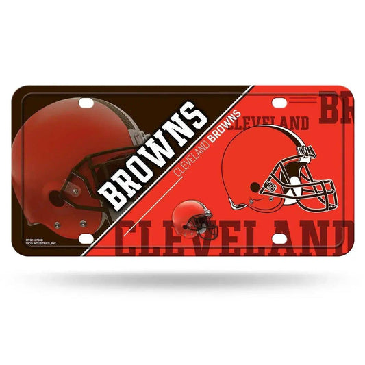  Cleveland Browns Split Design Aluminum License Plate -  ToylandEU™