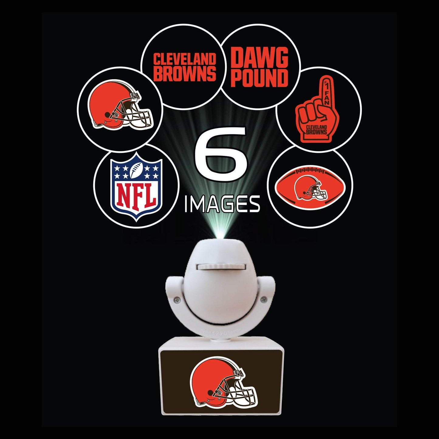 Cleveland Browns Spotlight Projector Mini LED Logo Light - ToylandEU