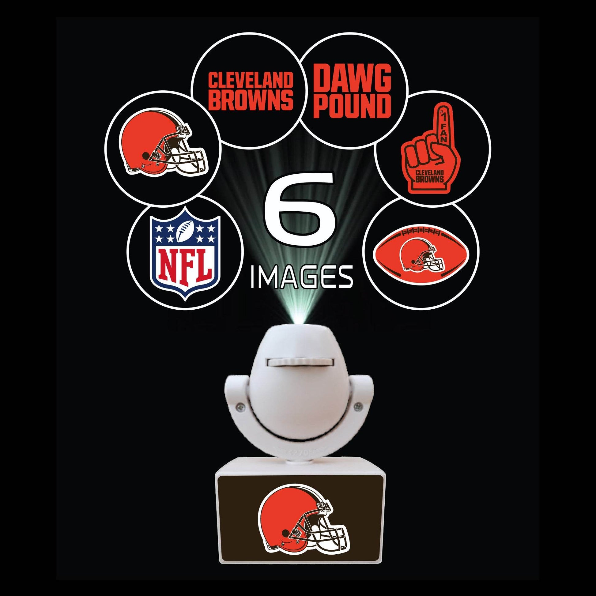 Cleveland Browns Spotlight Projector Mini LED Logo Light - ToylandEU