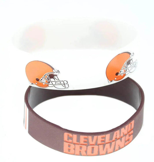  Cleveland Browns Wide Bracelets 2 Pack Officially Licensed -  ToylandEU™