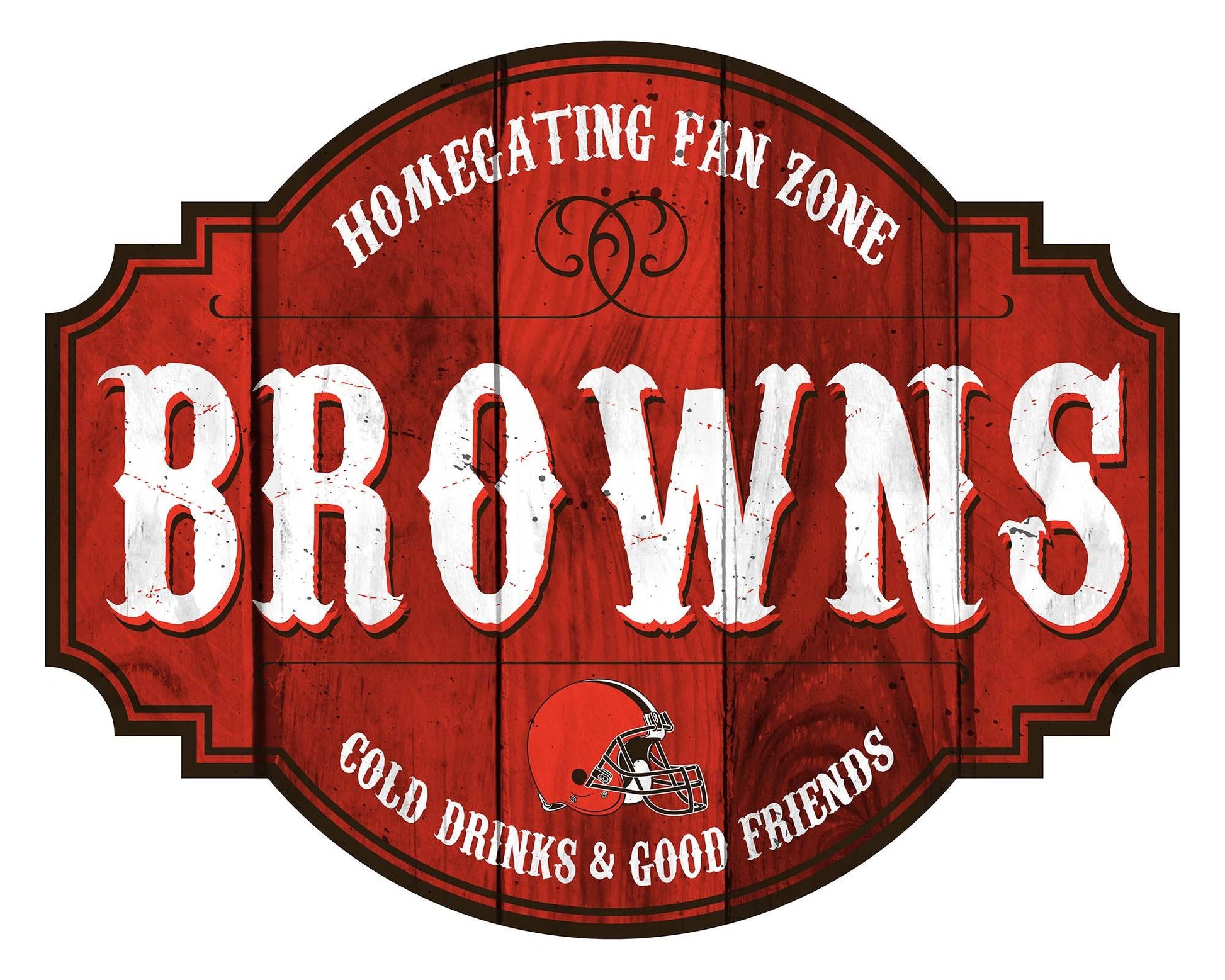 Cleveland Browns Wood Tavern Sign 12 Inch Homegating - ToylandEU