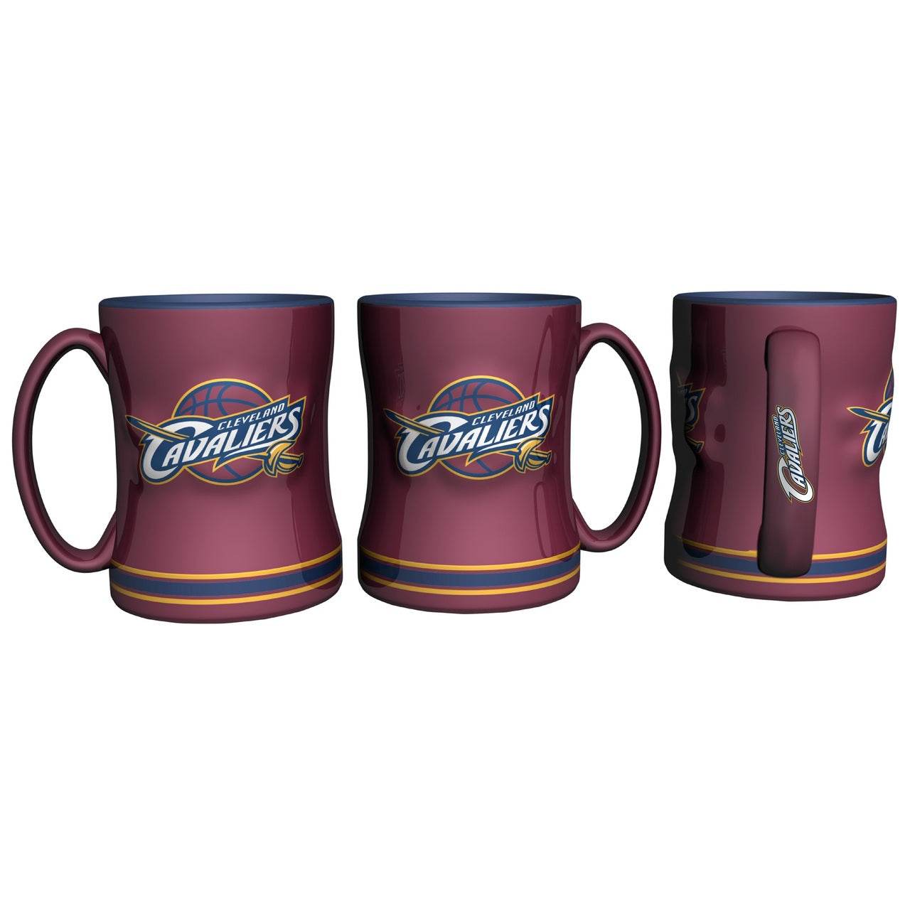 Cleveland Cavaliers 14oz Sculpted Relief Team Color Mug - ToylandEU