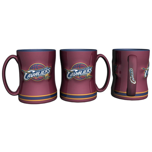 Cleveland Cavaliers 14oz Sculpted Relief Team Color Mug - ToylandEU
