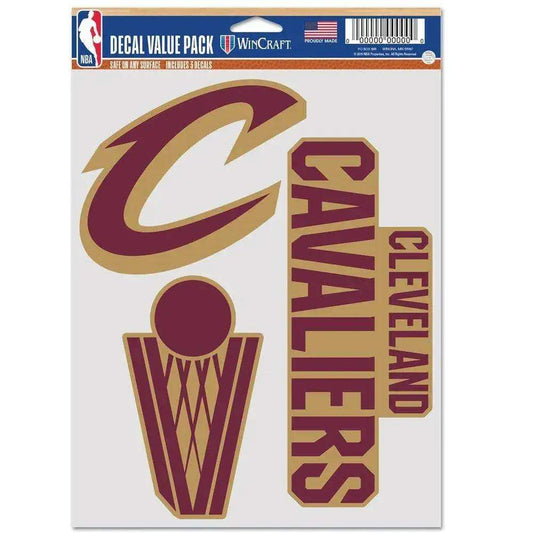  Cleveland Cavaliers Decal 3 Designs On One Sheet Multi Use -  ToylandEU™