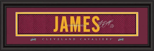  Cleveland Cavaliers LeBron James Print 8x24 Signature Style -  ToylandEU™