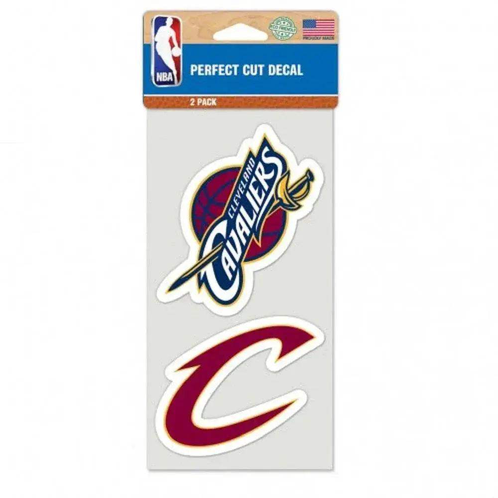Cleveland Cavaliers Set Of 2 Die Cut Decals 4 Inch Vinyl - ToylandEU