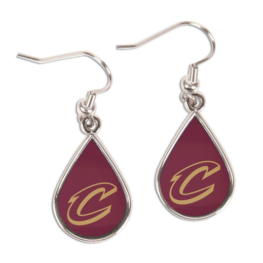 Cleveland Cavaliers Tear Drop Earrings Licensed Jewelry - ToylandEU
