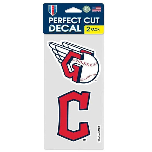  Cleveland Guardians 4x4 Die Cut Decal Set of 2 Vinyl -  ToylandEU™