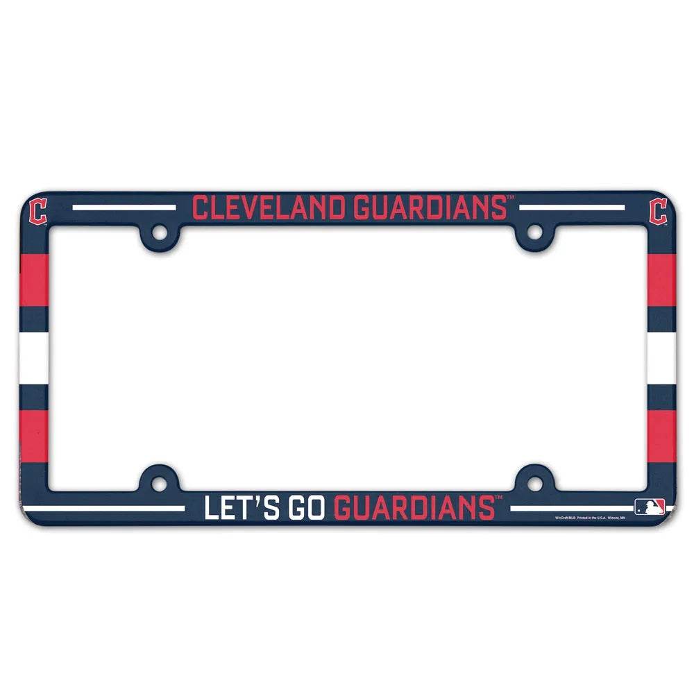 Cleveland Guardians Full Color License Plate Frame Slogan - ToylandEU