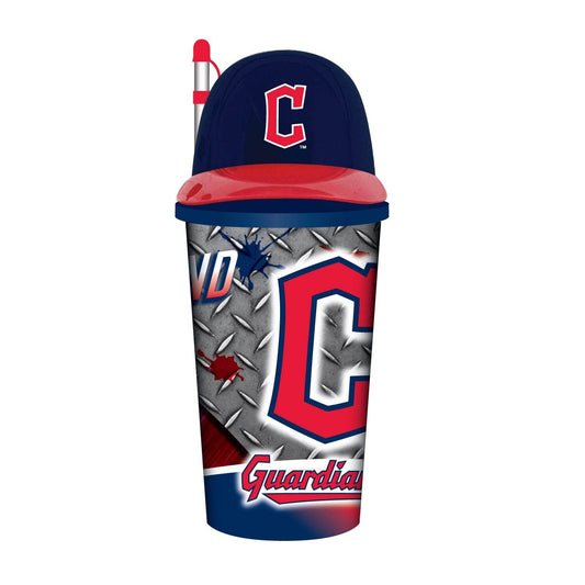 Cleveland Guardians Helmet Cup 32oz Plastic With Straw - ToylandEU