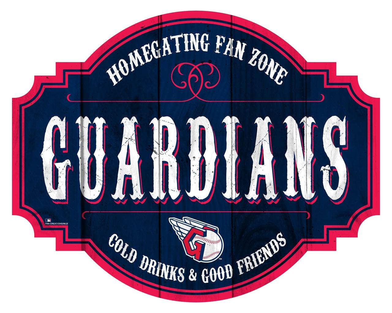 Cleveland Guardians Wood Sign 12 Inch Homegating Tavern - ToylandEU