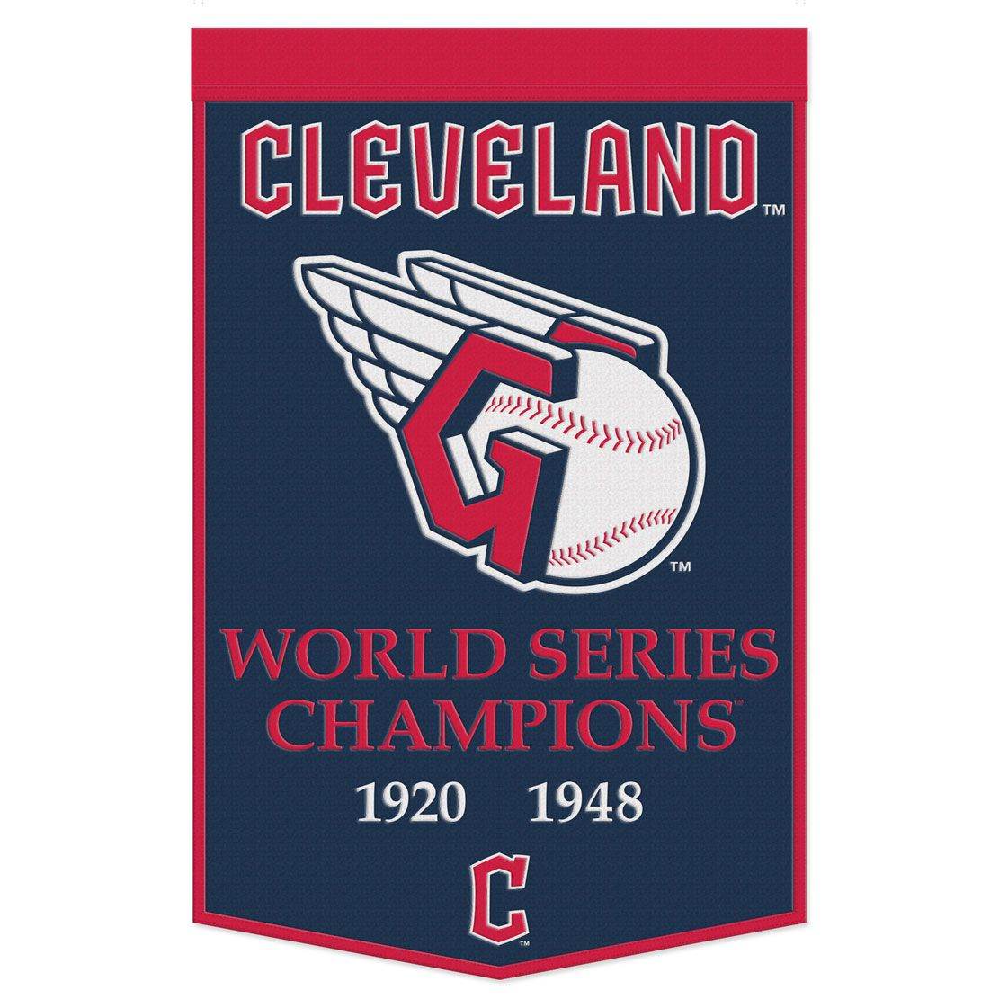 Cleveland Guardians Wool Banner 24x38 Dynasty Champ Design - ToylandEU