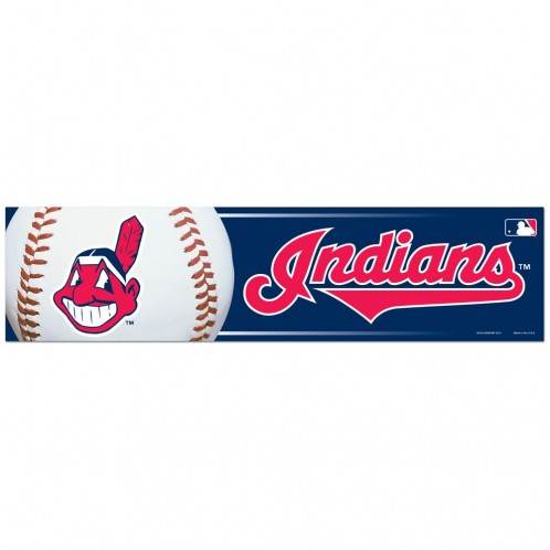 Cleveland Indians Bumper Sticker Special Order Wincraft 3x12 - ToylandEU