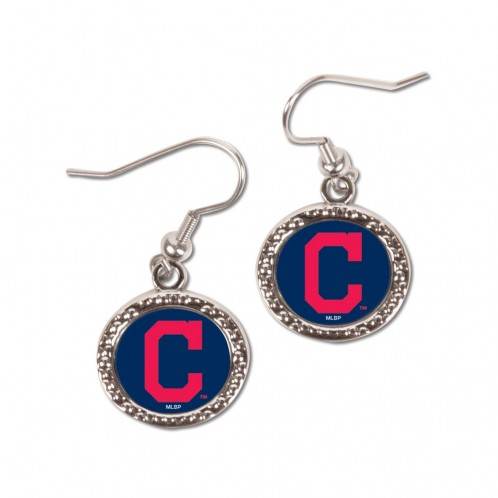 Cleveland Indians Earrings Round Design Special Order - ToylandEU