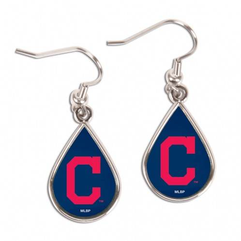 Cleveland Indians Earrings Tear Drop C Design Special Order - ToylandEU